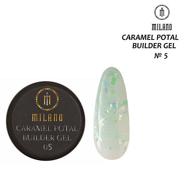 Гел за изграждане Milano Caramel Potal  15 мл