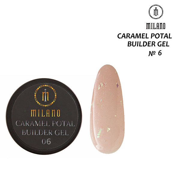 Гел за изграждане Milano Caramel Potal  15 мл