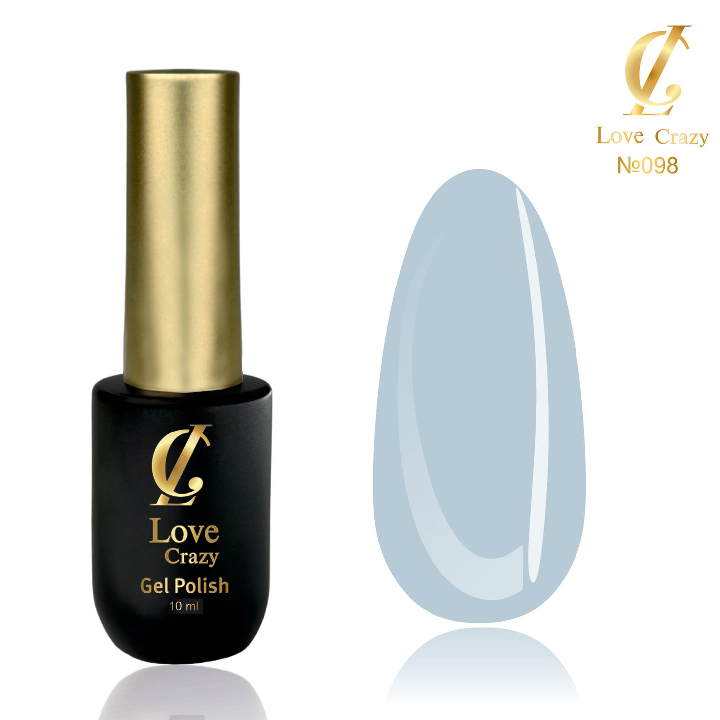 Гел Лак Milano LOVE CRAZY 10 мл. №0-100