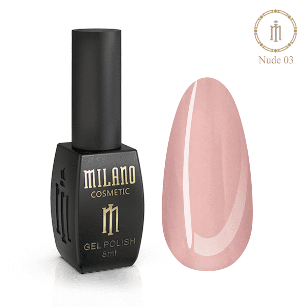 ГЕЛ ЛАК MILANO NUDE 8 ml.