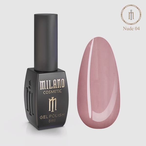 ГЕЛ ЛАК MILANO NUDE 8 ml.