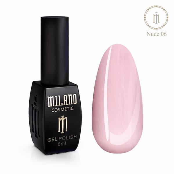 ГЕЛ ЛАК MILANO NUDE 8 ml.