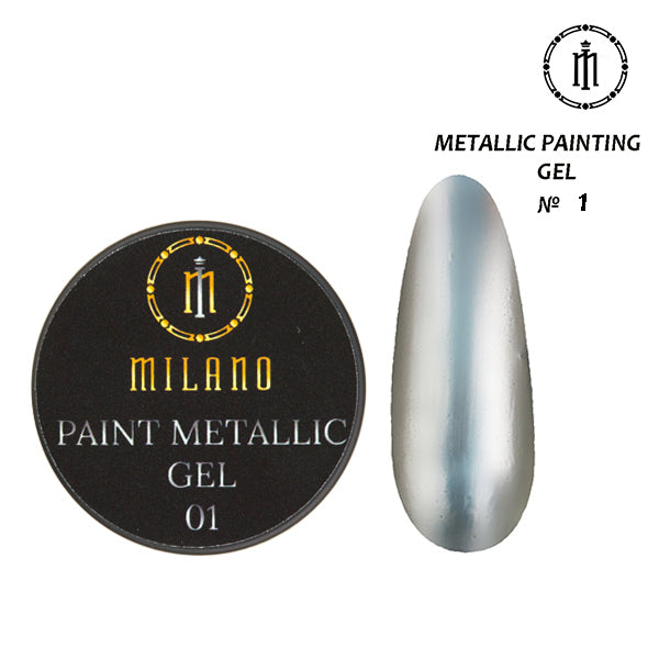 Гел боя Milano Paint Metallic 6 мл