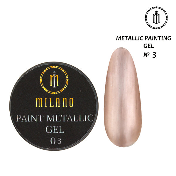 Гел боя Milano Paint Metallic 6 мл