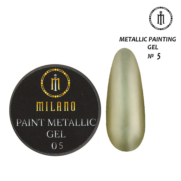 Гел боя Milano Paint Metallic 6 мл