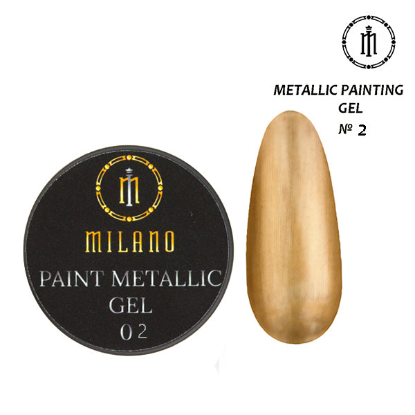 Гел боя Milano Paint Metallic 6 мл