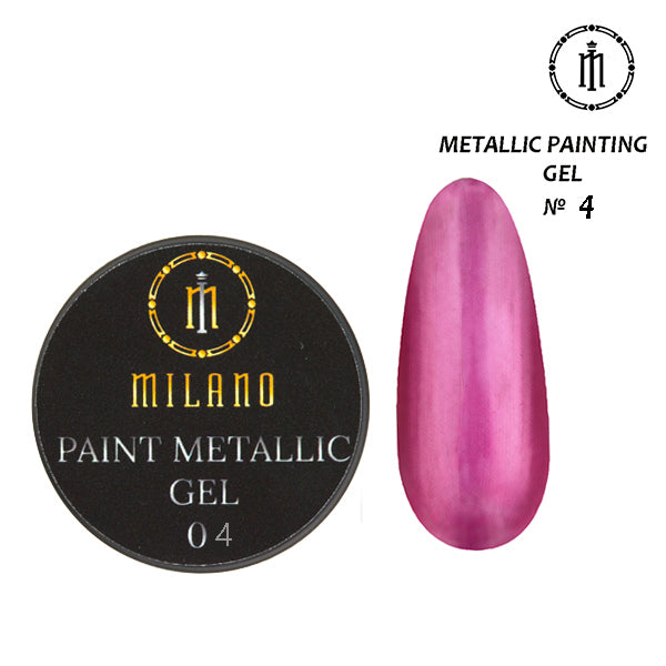 Гел боя Milano Paint Metallic 6 мл