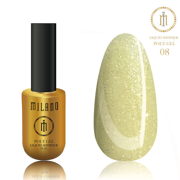 Liquid Shimmer Poly gel 15ml