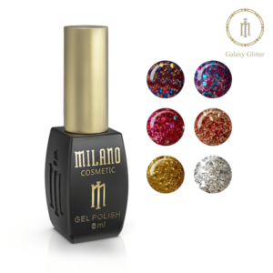 ГЕЛ ЛАК MILANO Galaxy Glitter 8 мл.